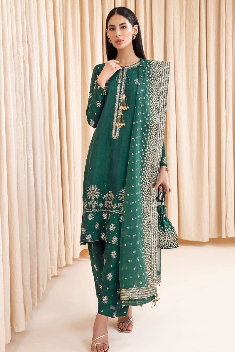 Embroidered Raw Silk UR-7003 thumbnail