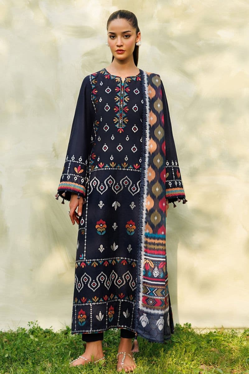 Embroidered Cambric Ready-to-Wear Suit