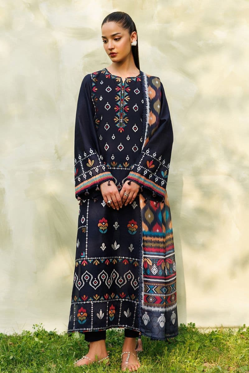 Embroidered Cambric Ready-to-Wear Suit