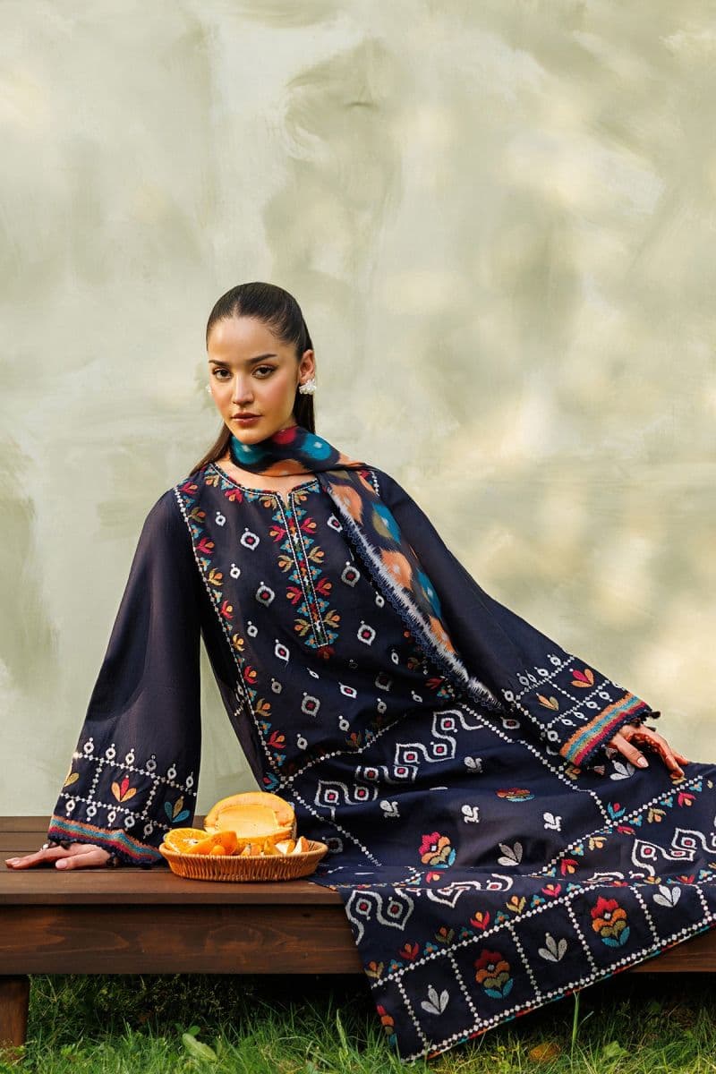 Embroidered Cambric Ready-to-Wear Suit