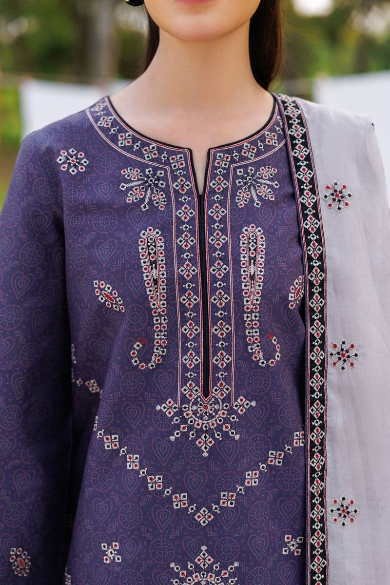 Embroidered Cambric Ready-to-Wear Suit
