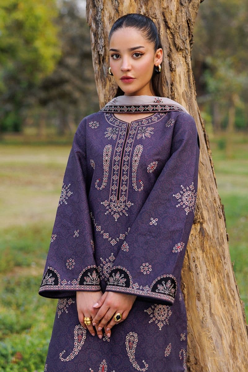 Embroidered Cambric Ready-to-Wear Suit