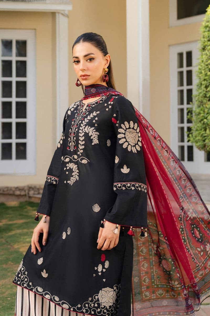 Embroidered Cambric Ready-to-Wear Suit (RTW-1326)