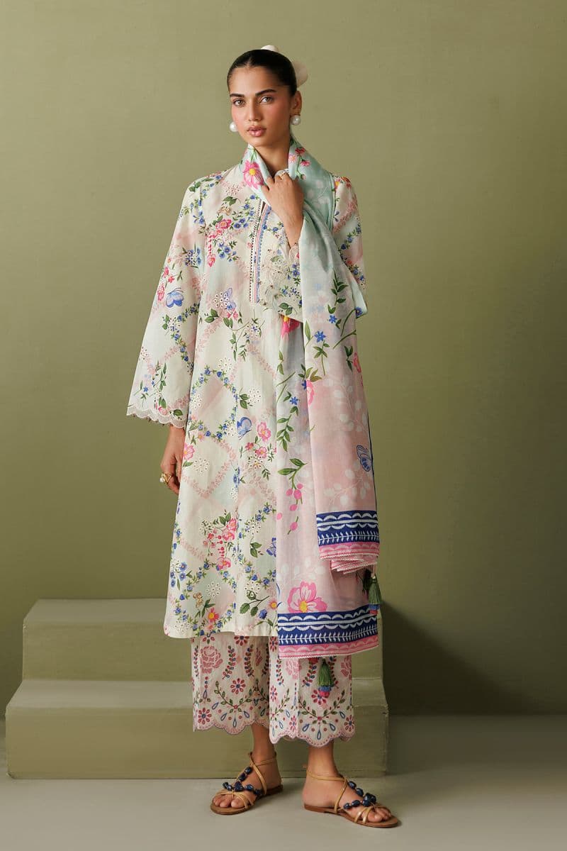 EMBROIDERED LAWN RTW-9385