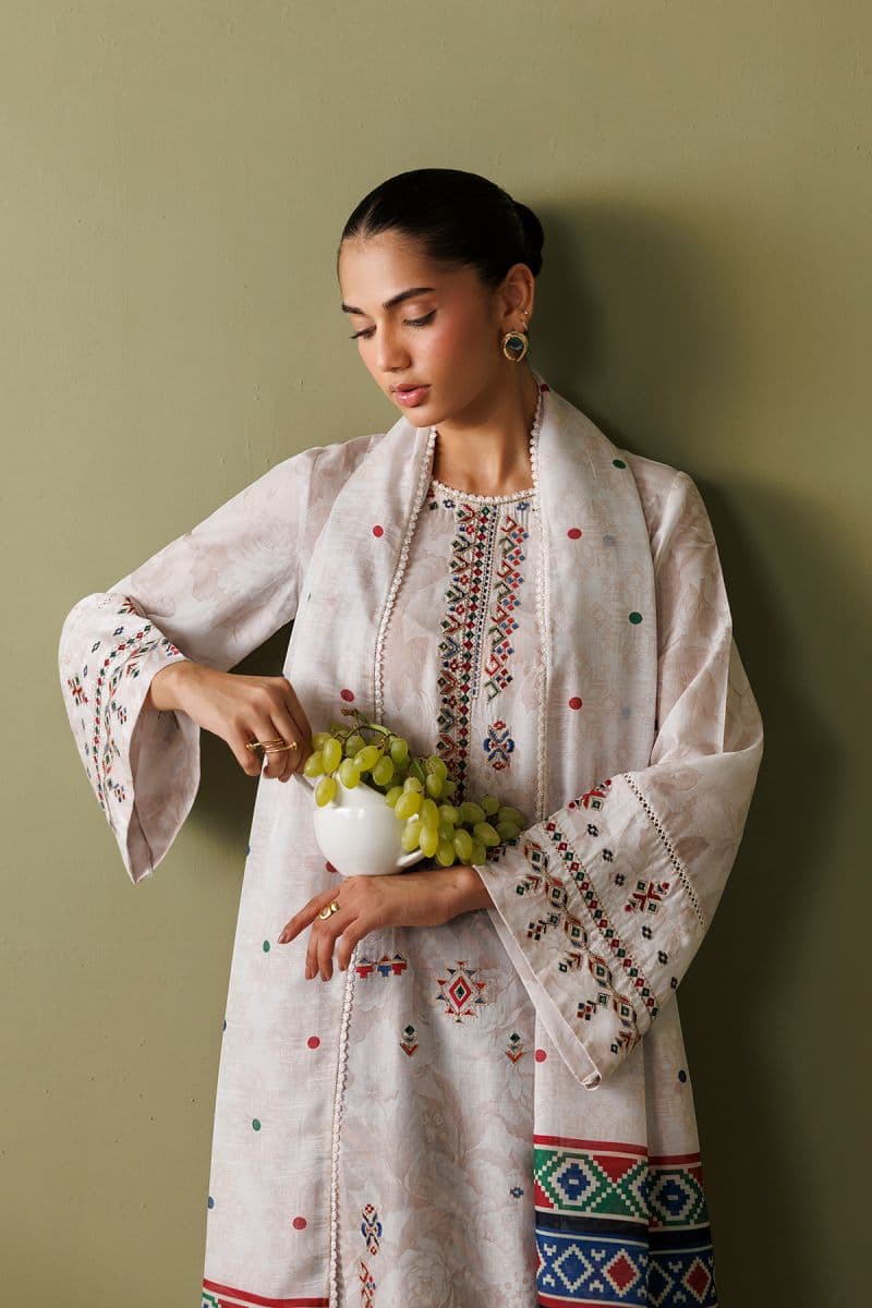 EMBROIDERED LAWN RTW-9373