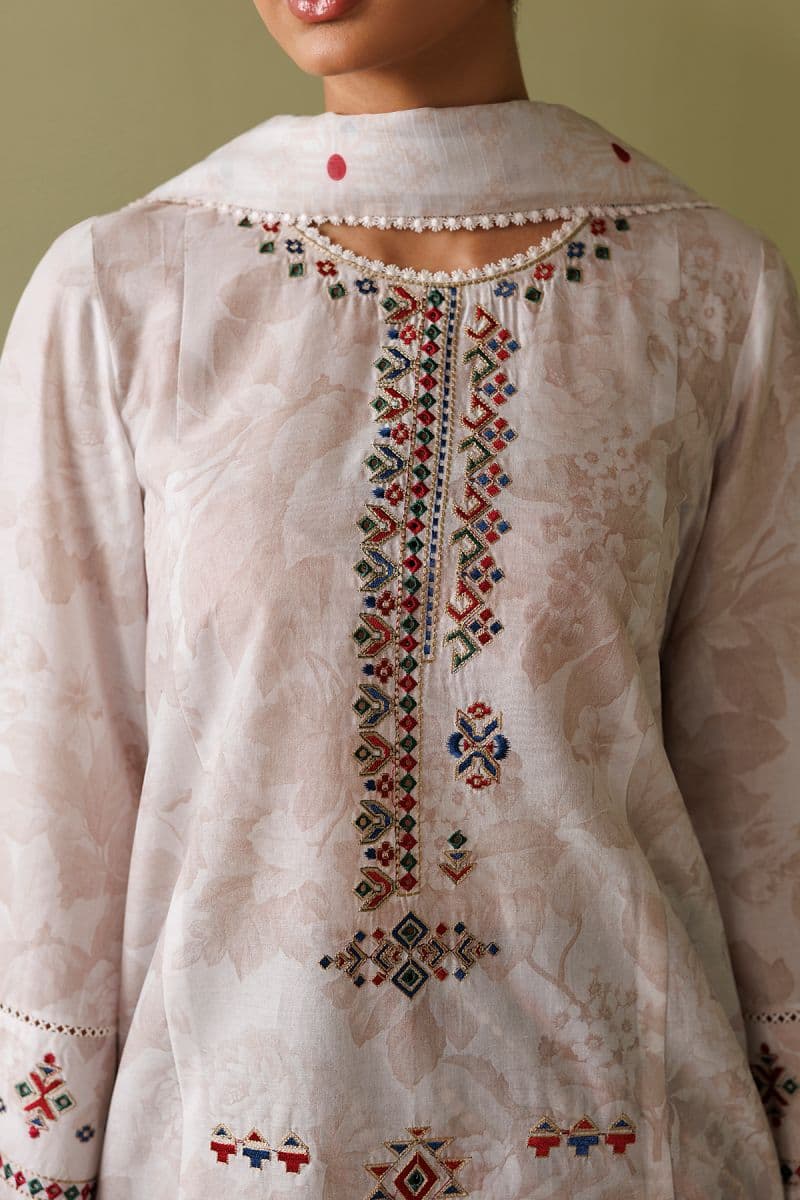 EMBROIDERED LAWN RTW-9373