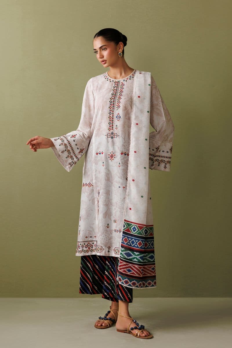 EMBROIDERED LAWN RTW-9373