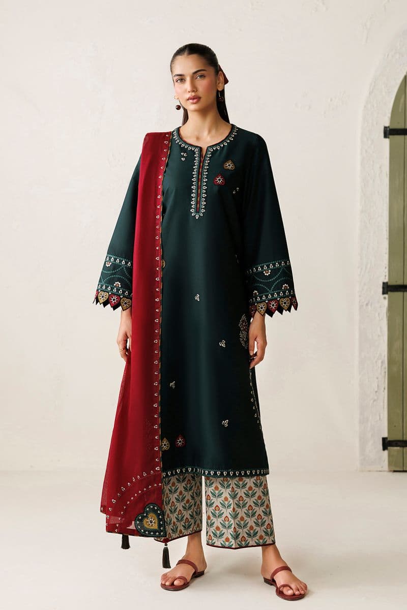 EMBROIDERED LAWN USE-9395