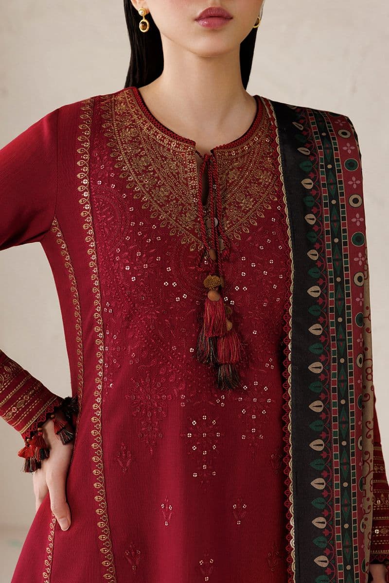 EMBROIDERED PREMIUM KHADDAR RTW-0252