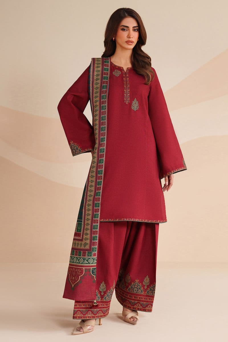 EMBROIDERED KHADDAR UW-0240