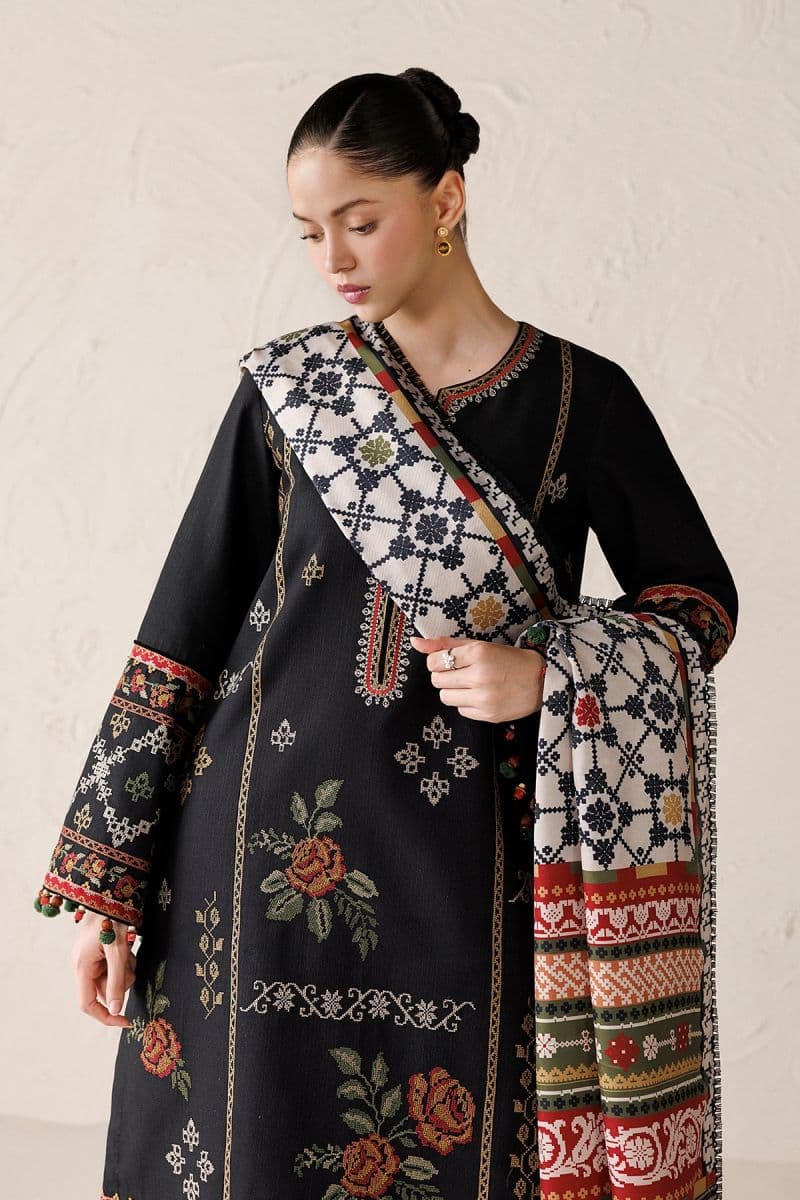 Embroidered Khaddar Ready-to-Wear Suit (RTW-0270) thumbnail