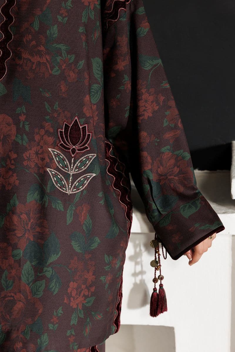 Embroidered Velvet Ready-to-Wear Suit (RTW-1330)