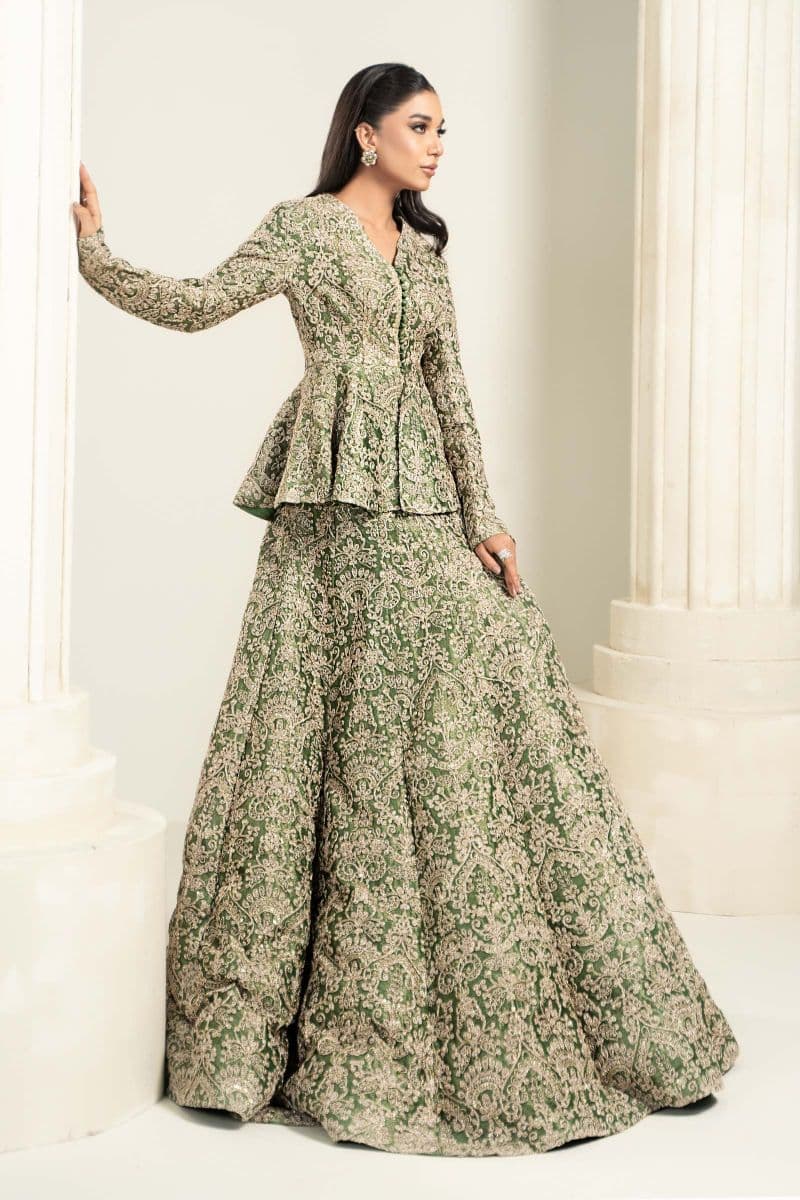 Embroidered Zari Net Fabric (1Pc) | LF-729 thumbnail