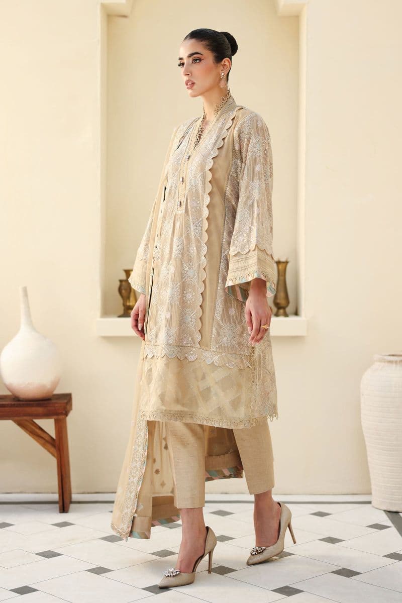 Embroidered Net Fabric (2Pcs) | LF-801