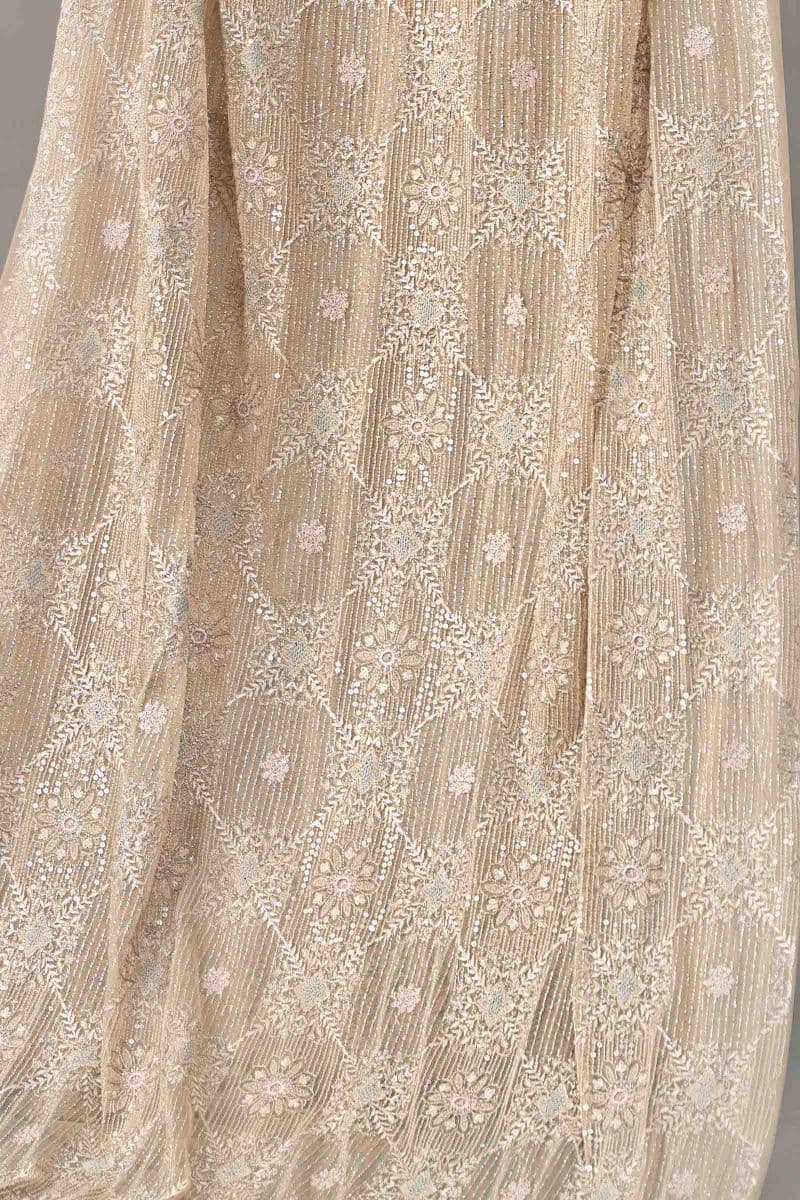 Embroidered Net Fabric (2Pcs) | LF-801