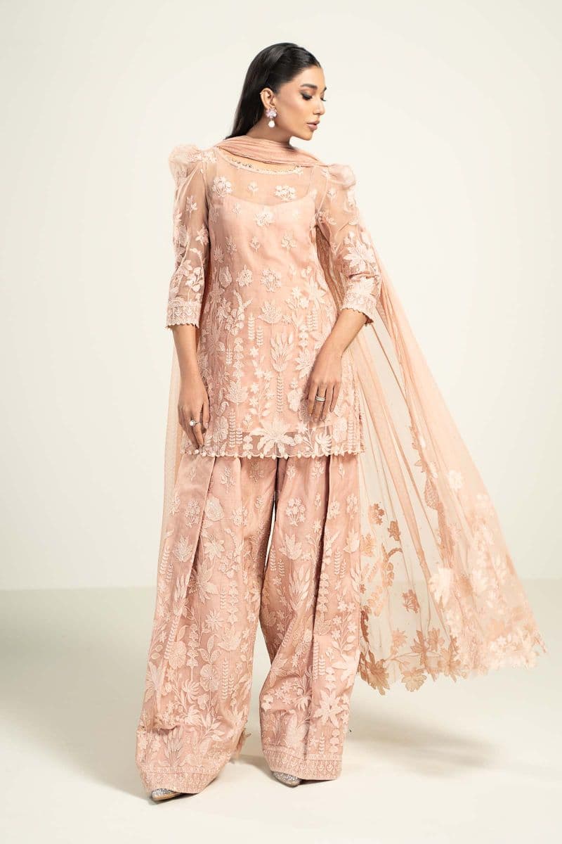 Embroidered Organza Fabric (1Pc) | LF-710 thumbnail