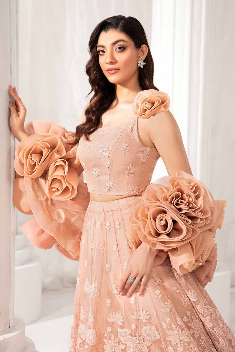 Embroidered Organza Fabric (1Pc) | LF-710 thumbnail