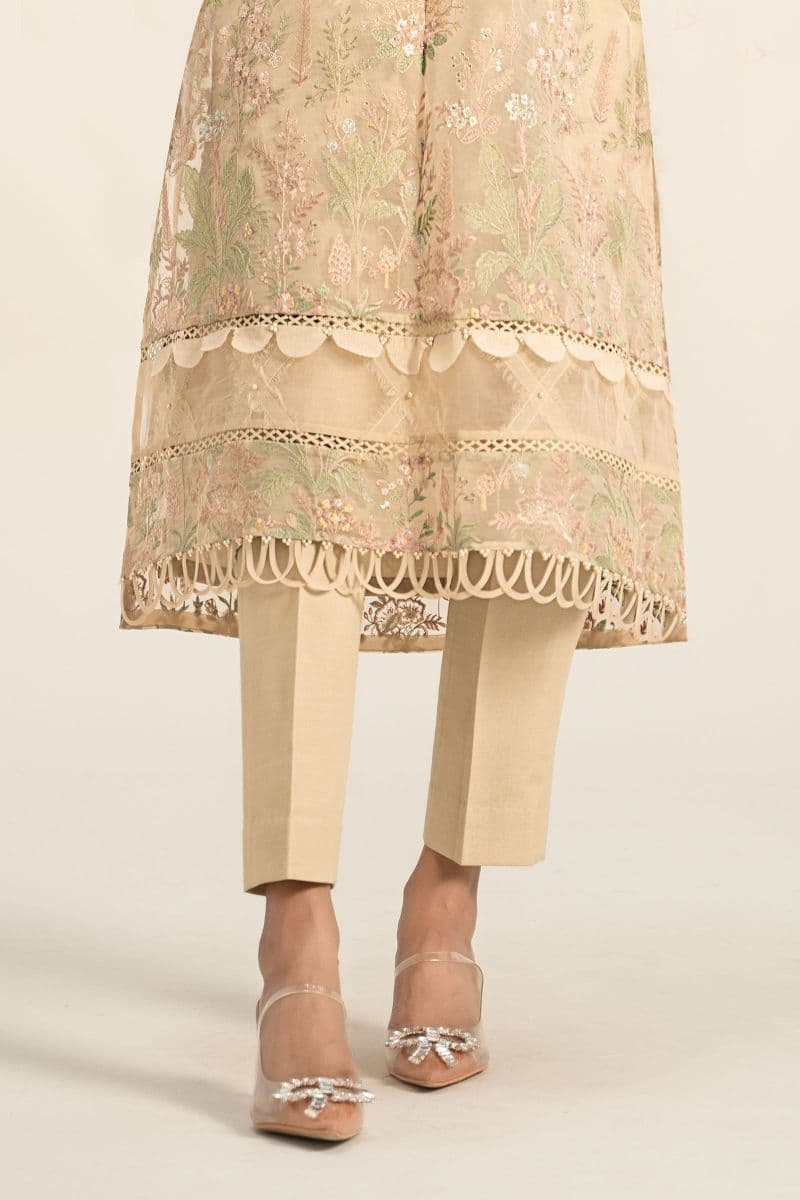 Embroidered Organza Fabric (1Pc) | LF-715 thumbnail
