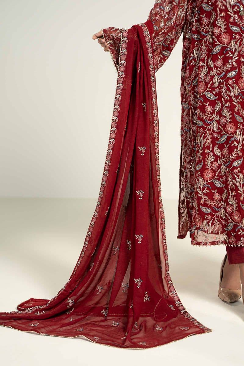Embroidered Chiffon Fabric (2Pcs) | LF-719 thumbnail