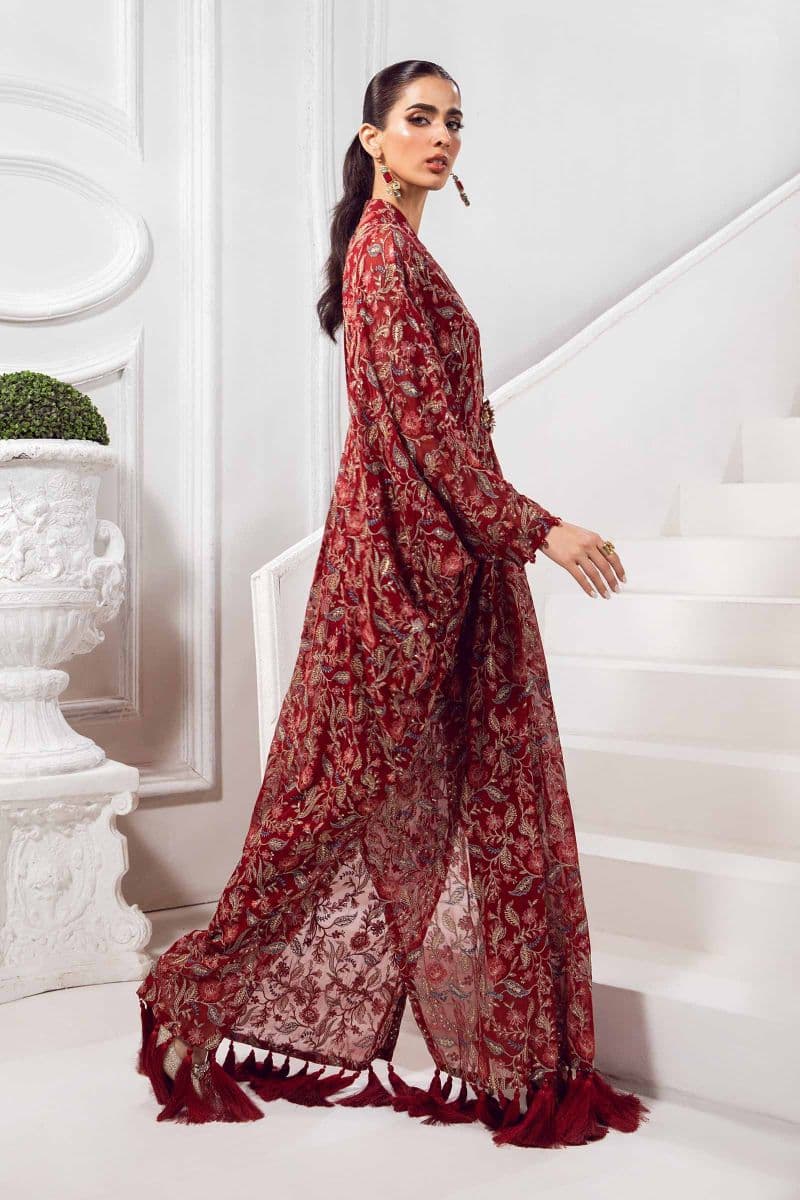 Embroidered Chiffon Fabric (2Pcs) | LF-719 thumbnail