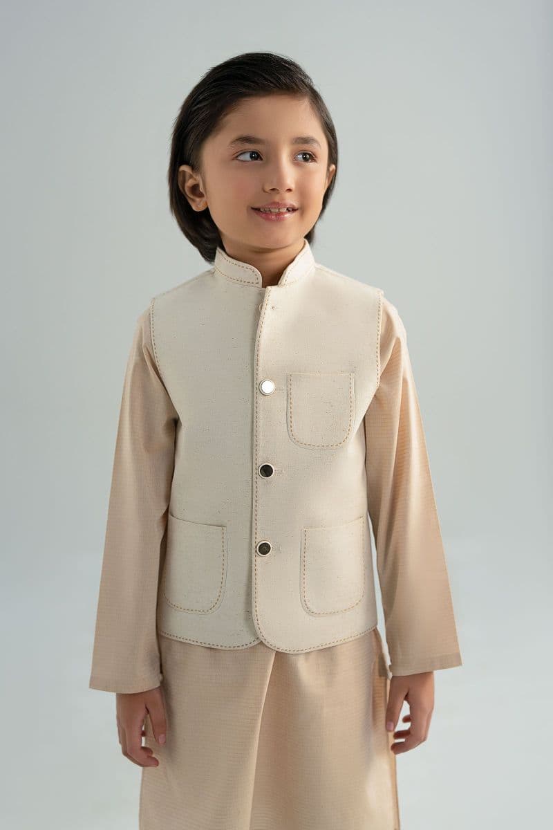 Natural Karandi Waistcoat