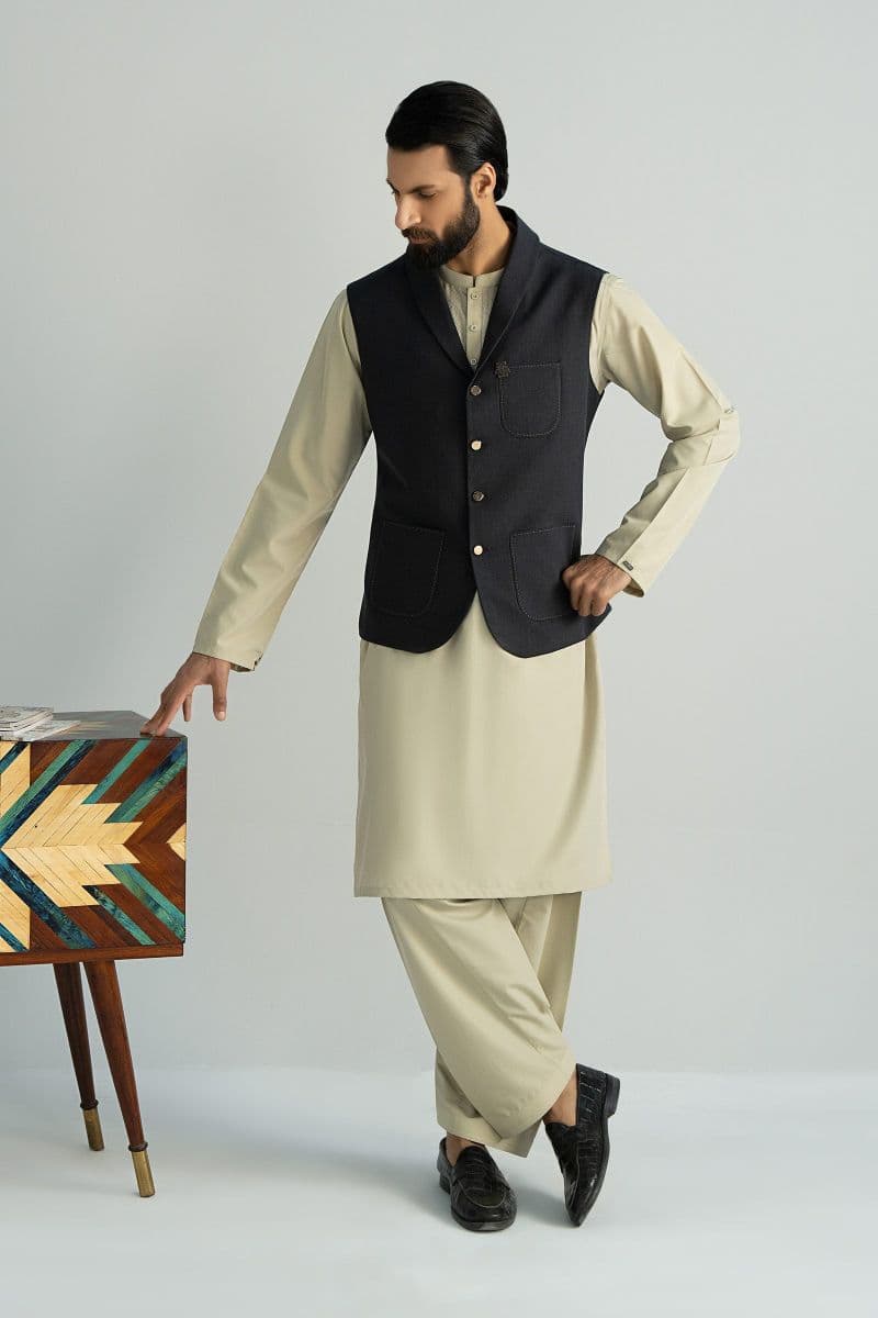 Blended Midnight Waistcoat