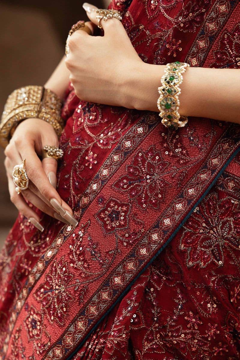 Embroidered Chiffon Fabric (2Pcs) | LF-914 thumbnail