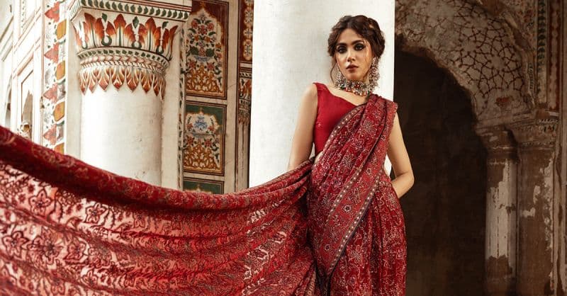 Embroidered Chiffon Fabric (2Pcs) | LF-914 thumbnail