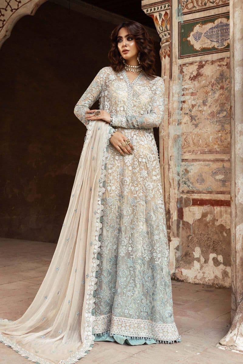 Embroidered Chiffon Fabric (2Pcs) | LF-918 thumbnail