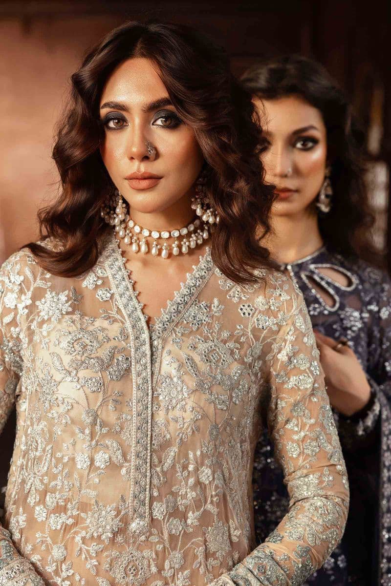 Embroidered Chiffon Fabric (2Pcs) | LF-918 thumbnail
