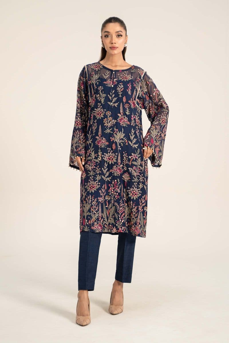 Embroidered Chiffon Fabric (1Pc) | LF-716 thumbnail