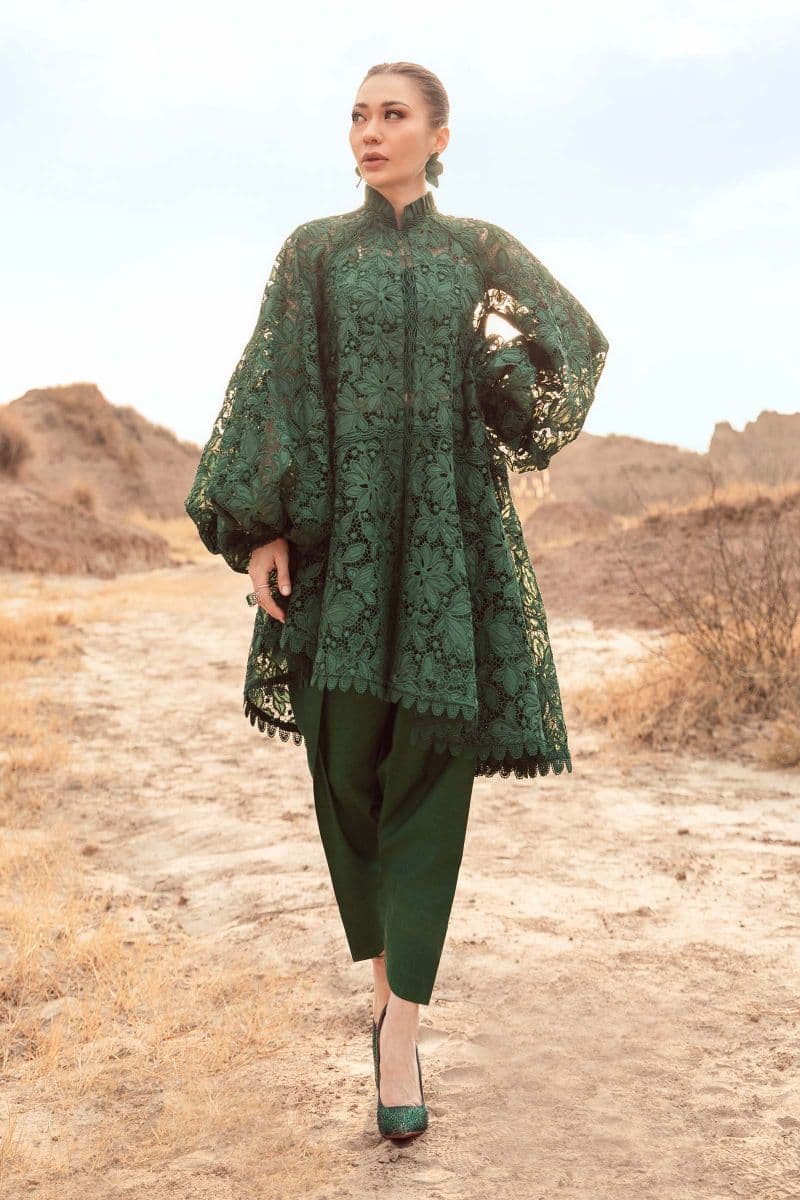 Embroidered Silk Fabric (1Pc) | LF-CH3R1 thumbnail