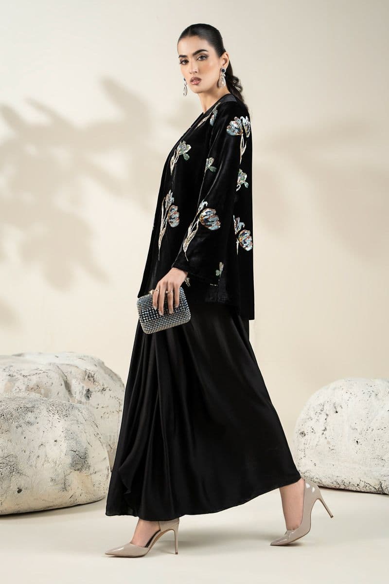 Embellished Velvet Fabric (1Pc) | LF-CH25-07 thumbnail