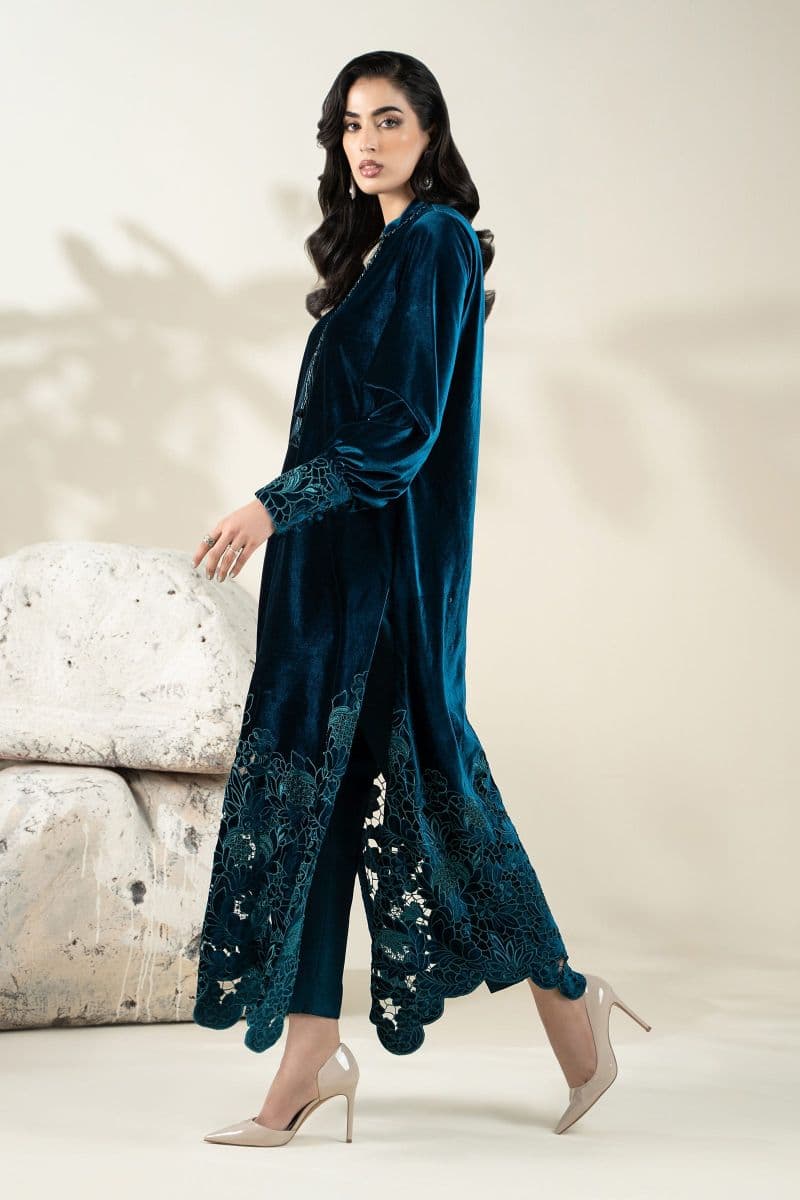 Embroidered Velvet Fabric (1Pc) | LF-CH25-06 thumbnail