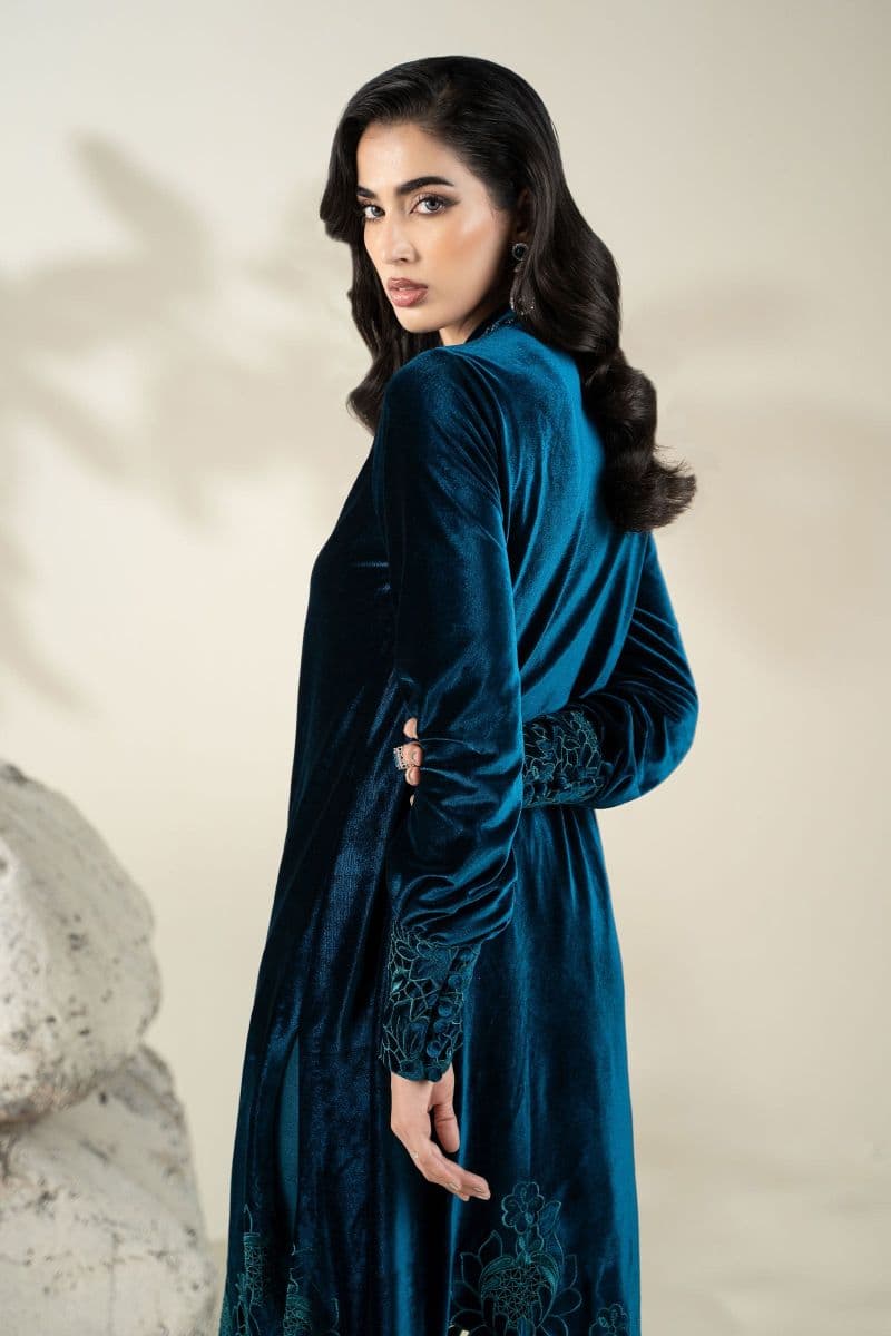 Embroidered Velvet Fabric (1Pc) | LF-CH25-06 thumbnail