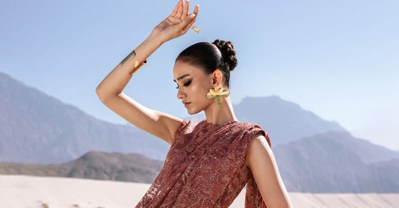 Embroidered Net Fabric (2Pcs) | LF-904 thumbnail