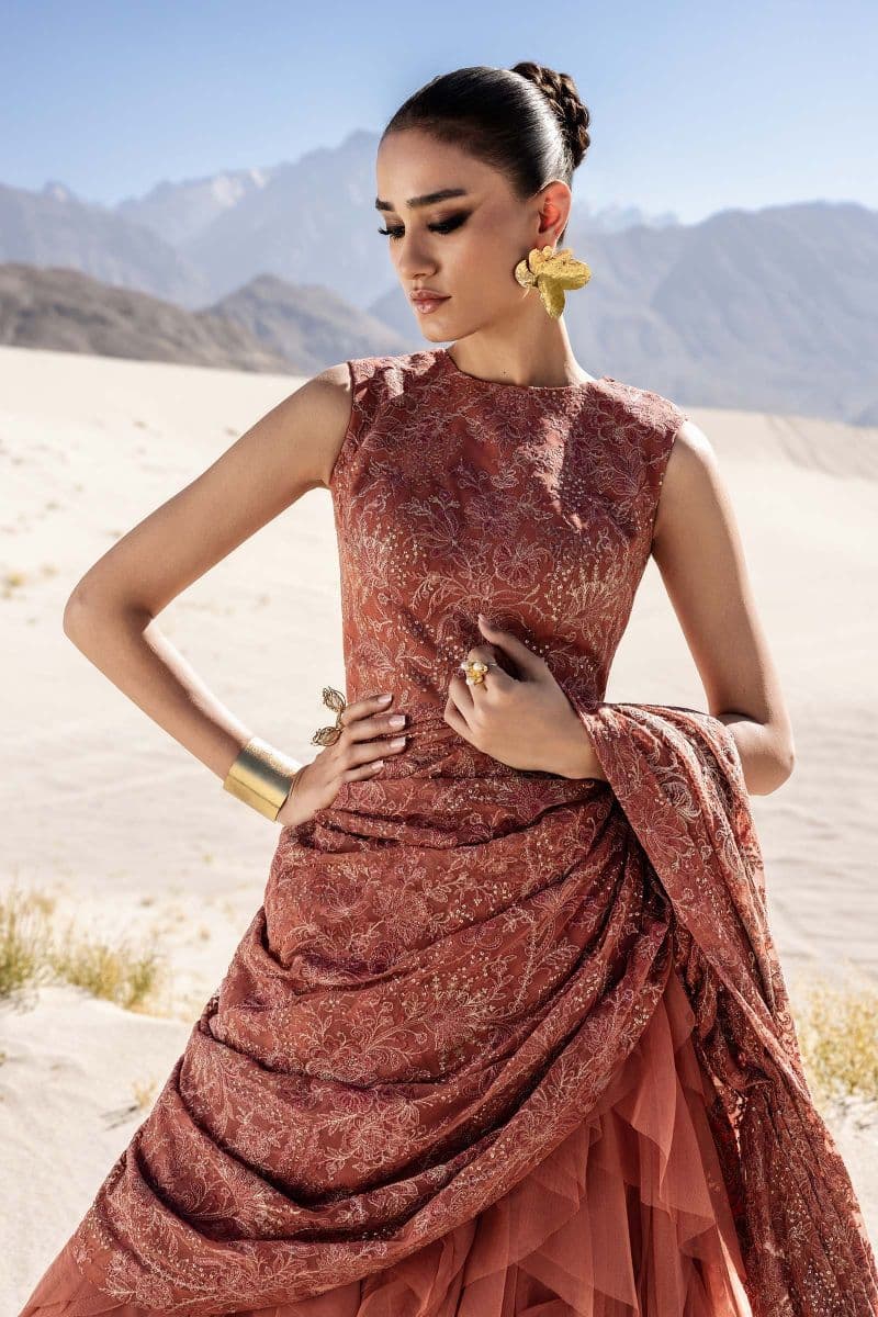 Embroidered Net Fabric (2Pcs) | LF-904 thumbnail