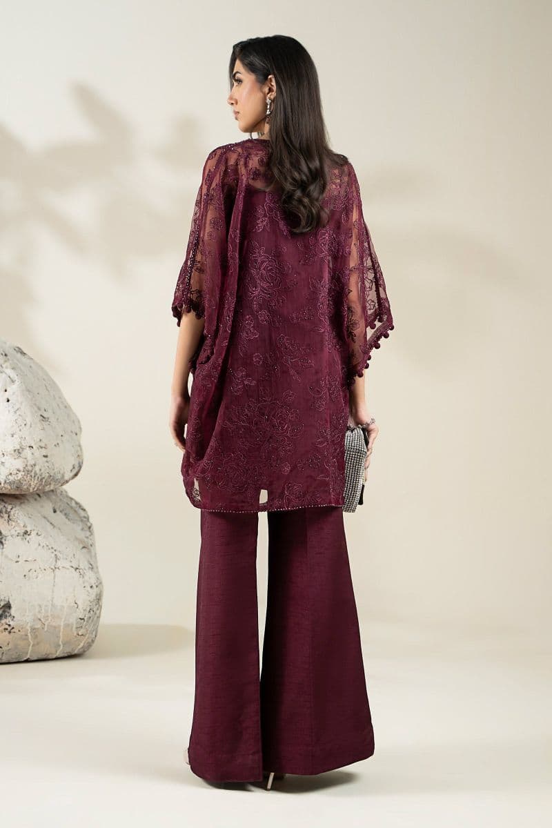 Embroidered Organza Fabric (1Pc) | LF-912 thumbnail