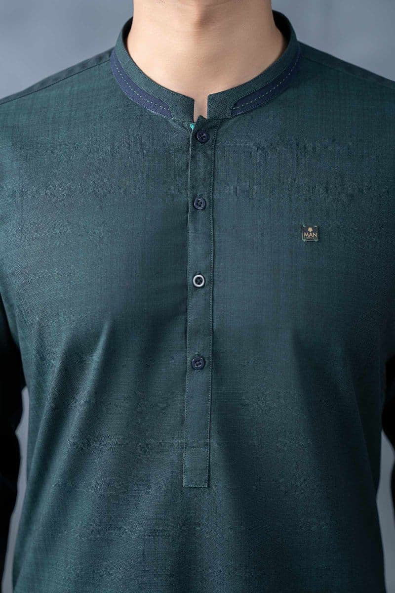 Nova Yarn Dyed Khaddar Kurta thumbnail