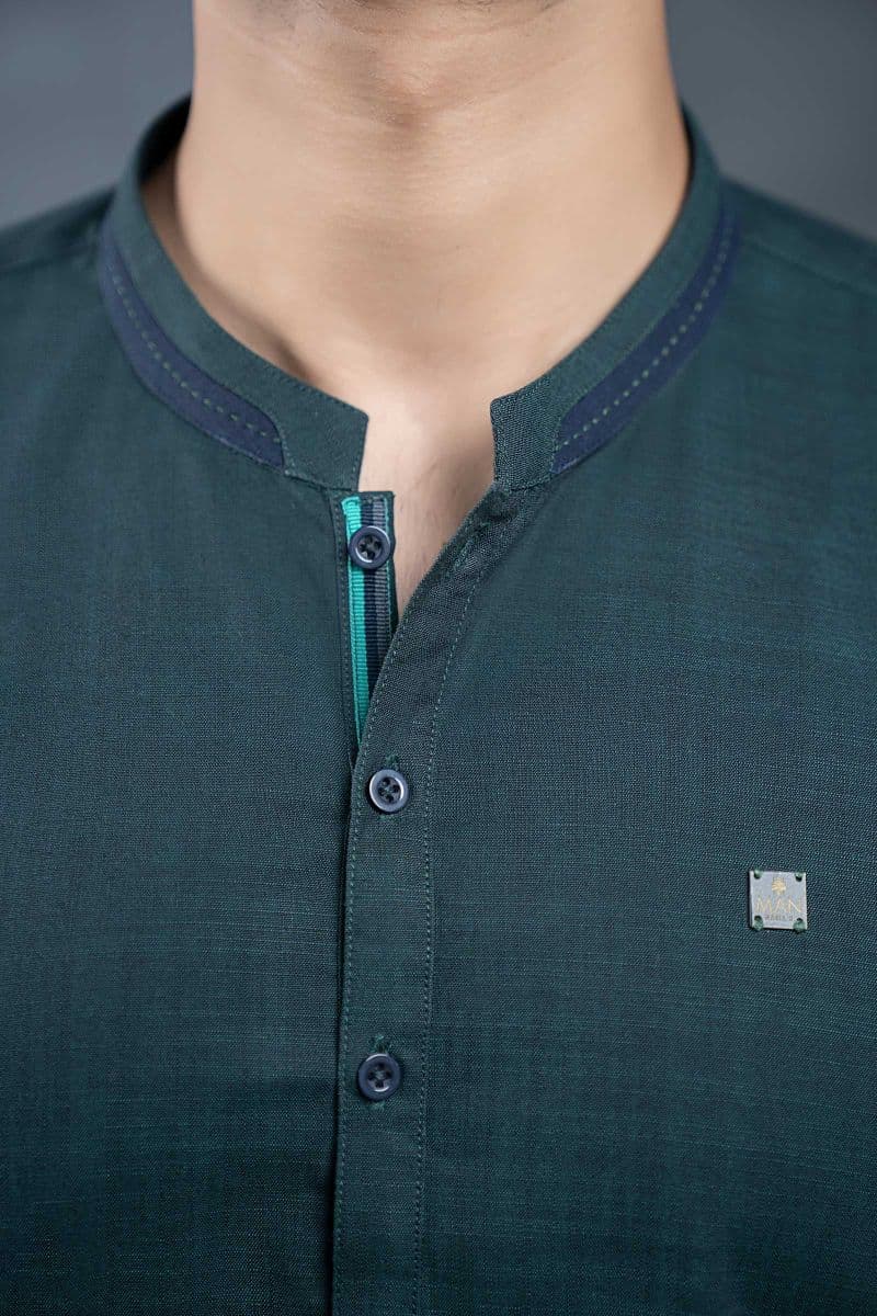 Nova Yarn Dyed Khaddar Kurta thumbnail
