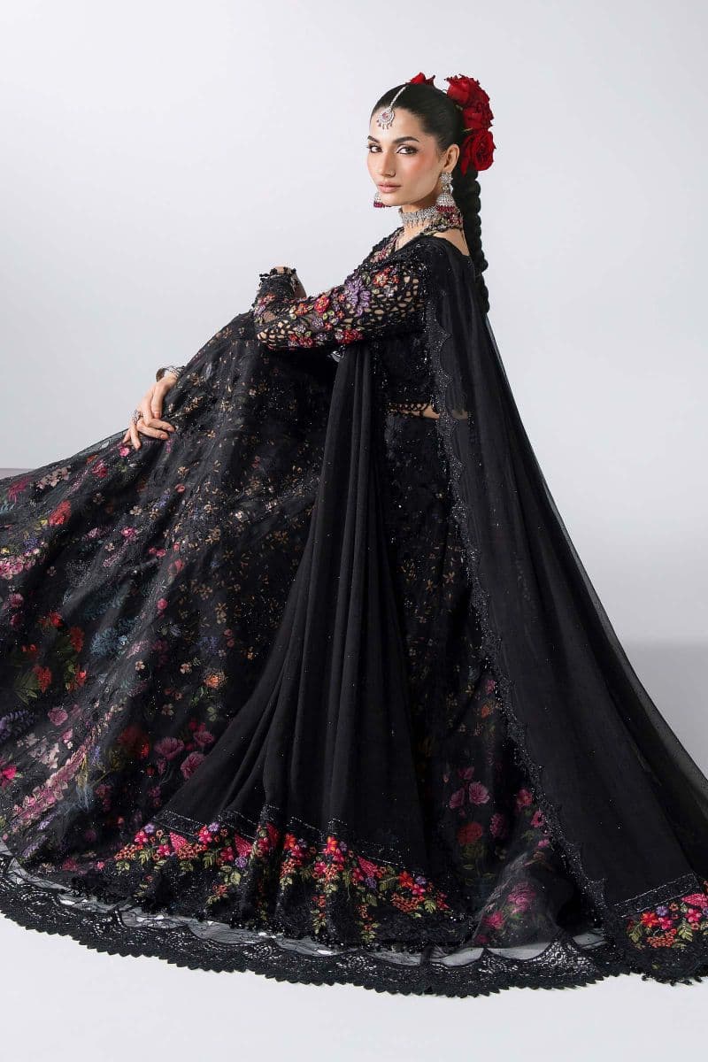 3 Piece Unstitched Embroidered Organza Suit thumbnail