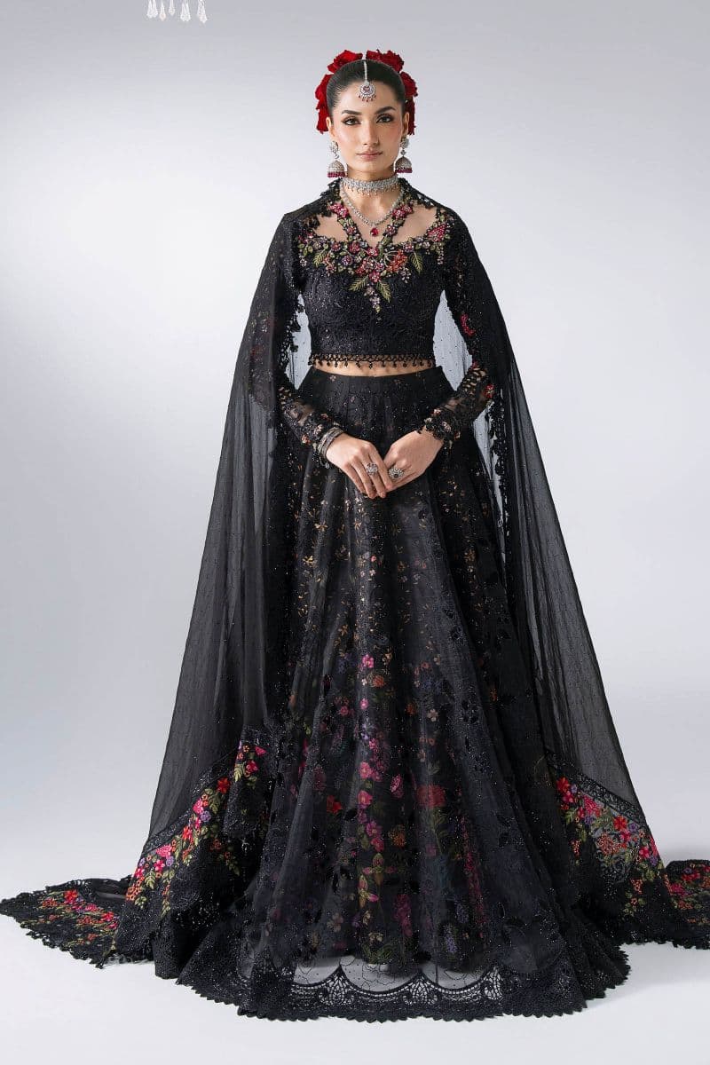 3 Piece Unstitched Embroidered Organza Suit thumbnail