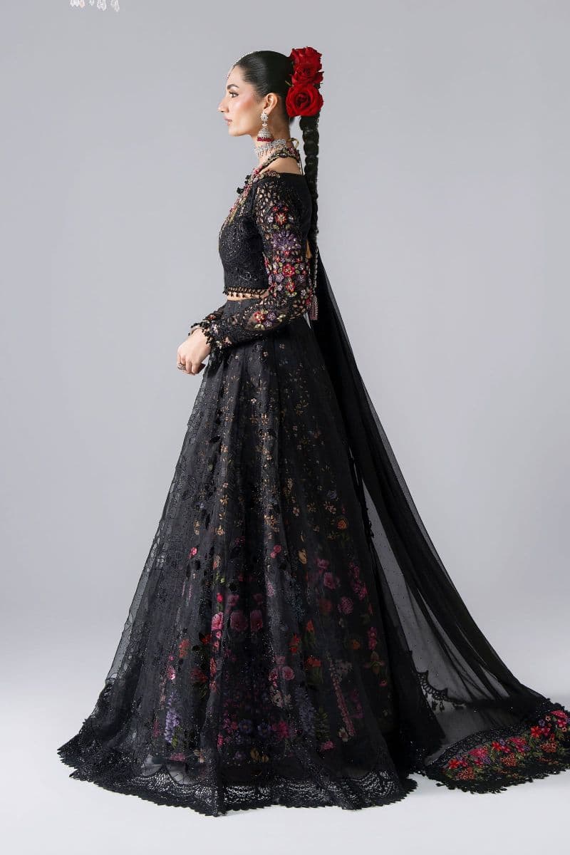 3 Piece Unstitched Embroidered Organza Suit thumbnail