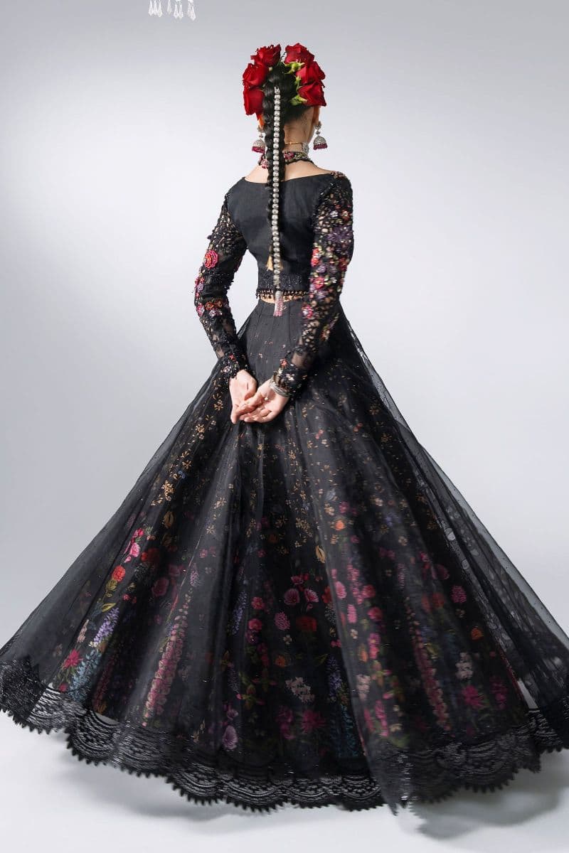 3 Piece Unstitched Embroidered Organza Suit thumbnail