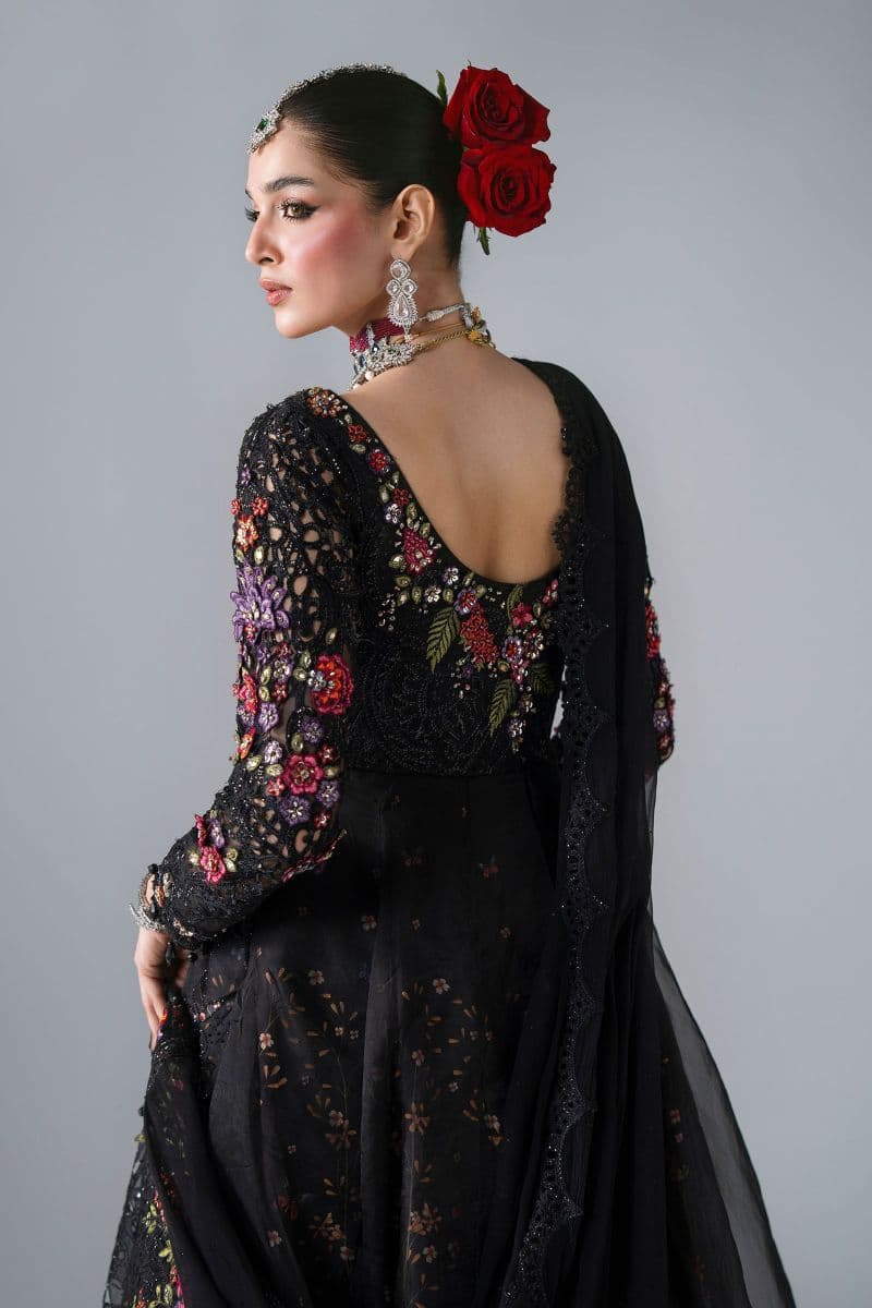3 Piece Unstitched Embroidered Organza Suit thumbnail