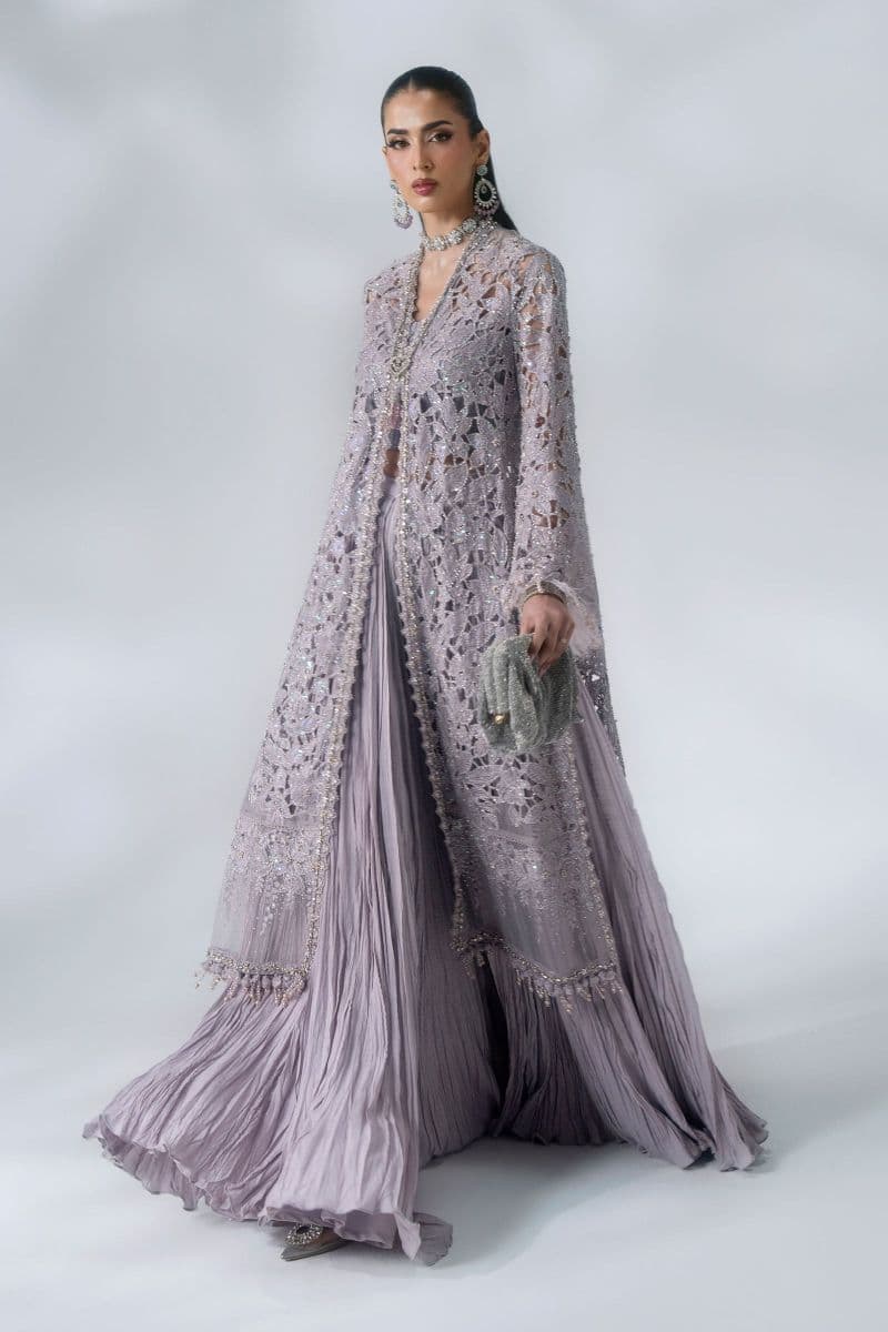 3 Piece Unstitched Embroidered Organza Suit thumbnail