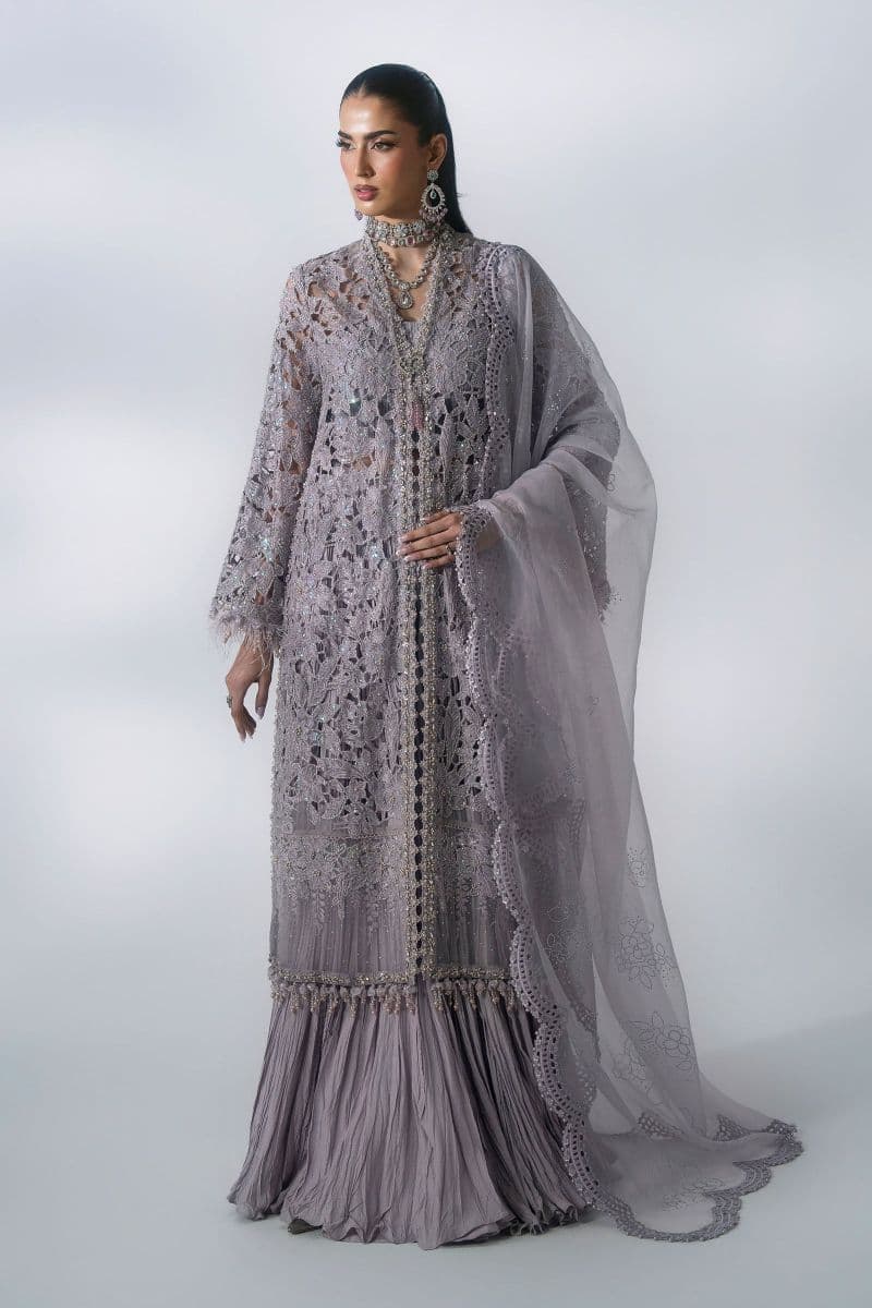 3 Piece Unstitched Embroidered Organza Suit thumbnail