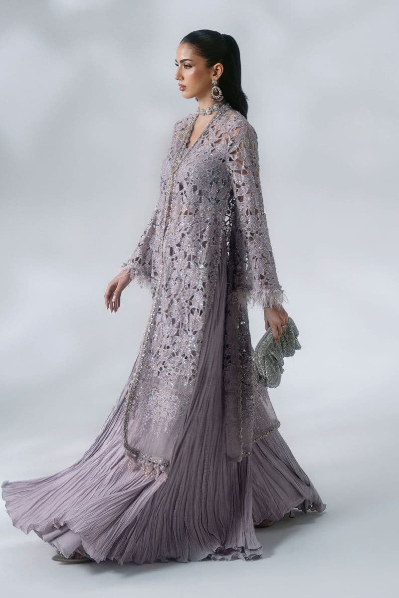 3 Piece Unstitched Embroidered Organza Suit thumbnail