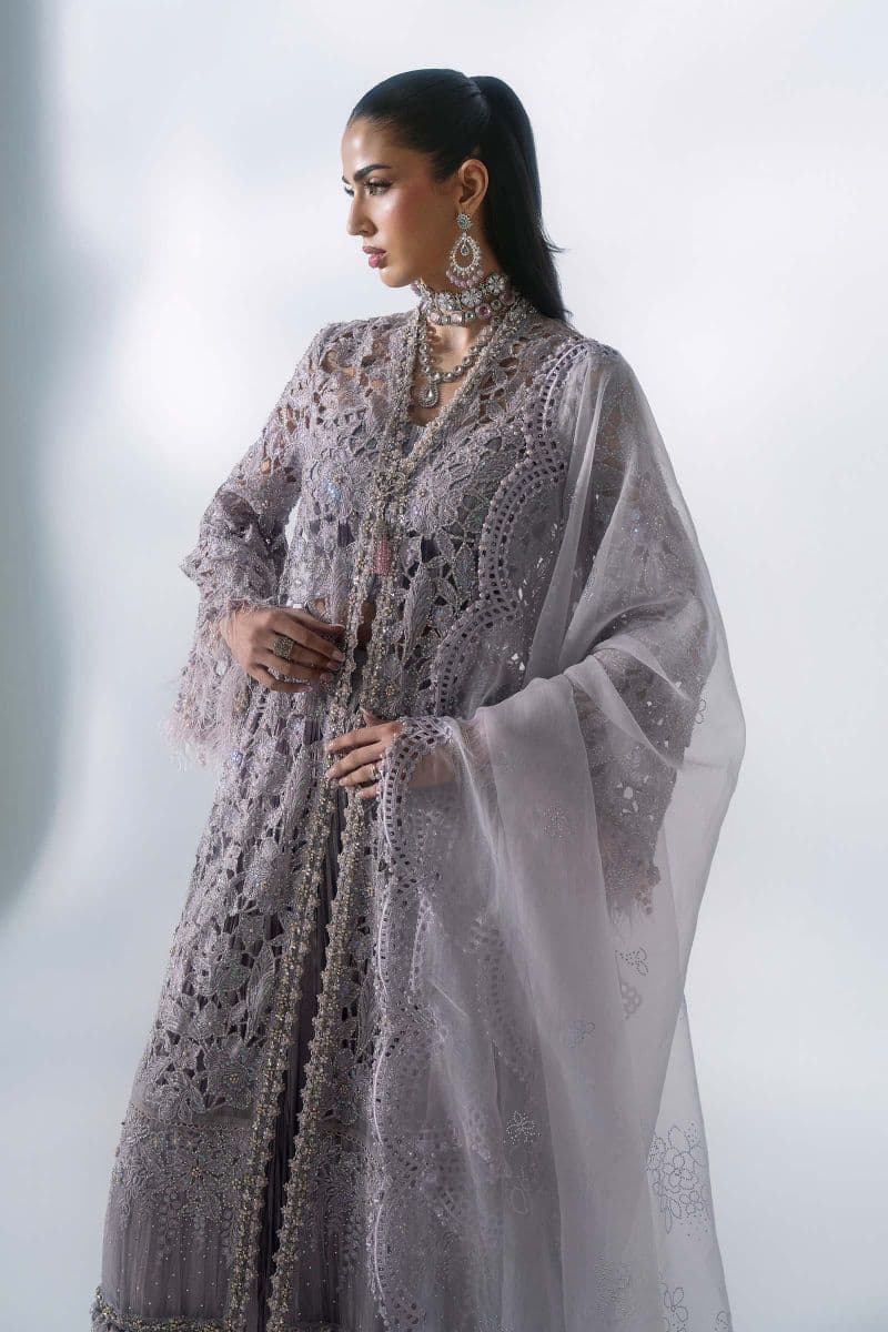 3 Piece Unstitched Embroidered Organza Suit thumbnail