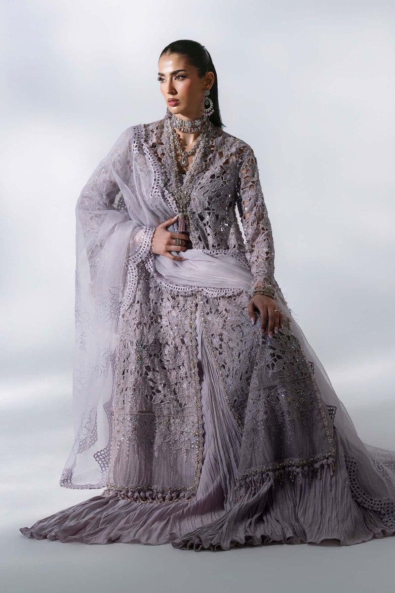 3 Piece Unstitched Embroidered Organza Suit thumbnail